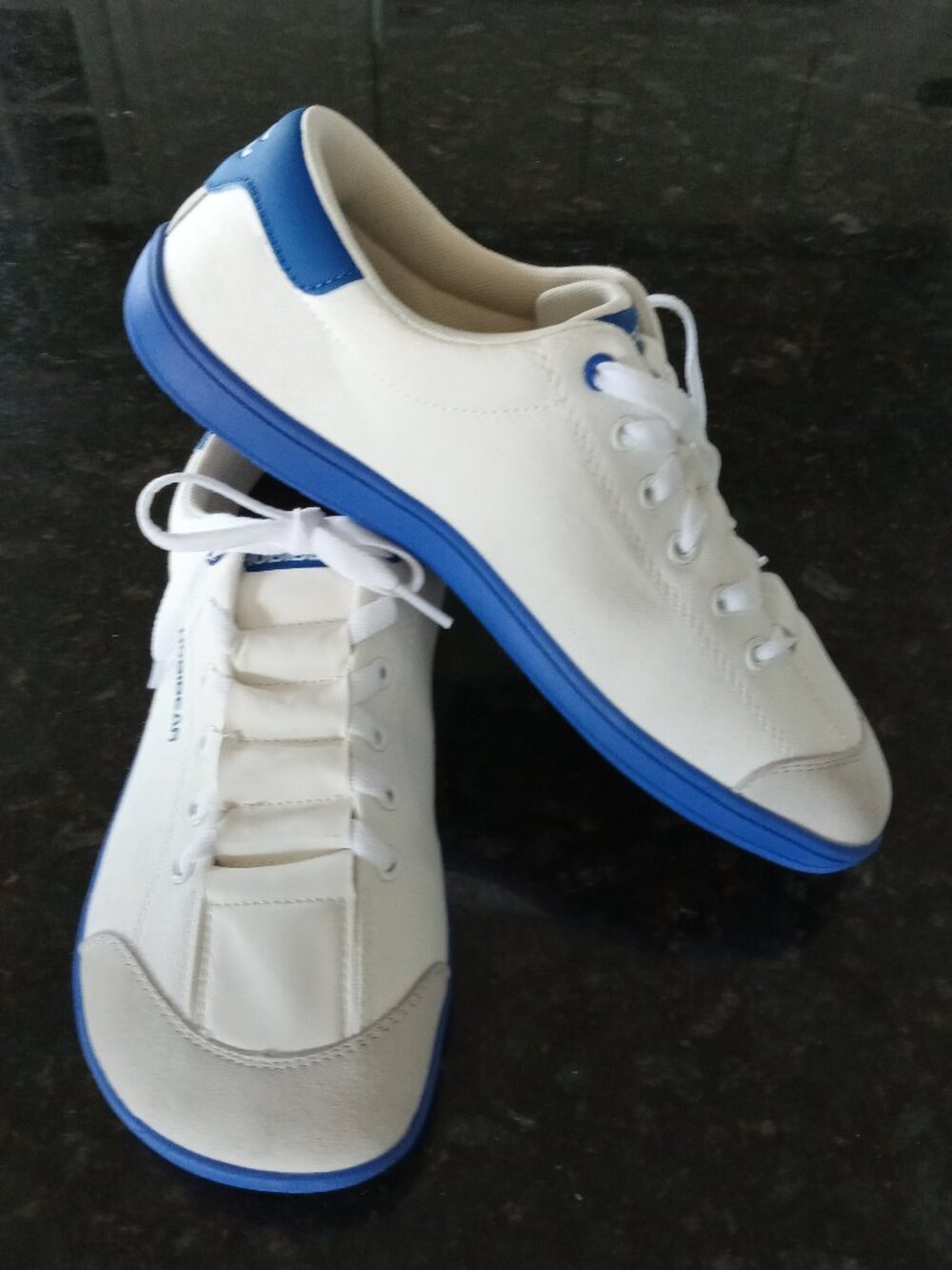HOBIBEAR Women's US Size 9.5 Royal Blue & White Canvas Sneakers
